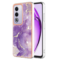 OPPO A80 / A3 PRO Marble Electroplated Rear Cover - Purple - Noco