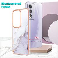 OPPO A80 / A3 PRO Marble Electroplated Rear Cover - Noco