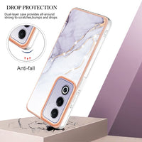 OPPO A80 / A3 PRO Marble Electroplated Rear Cover - Noco