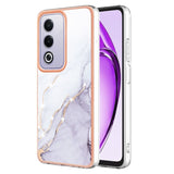 OPPO A80 / A3 PRO Marble Electroplated Rear Cover - White - Noco