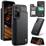 Samsung Galaxy A16 4G CaseMe C22 PU Leather Card Wallet Cover - Black - CaseMe