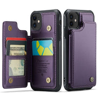 Apple iPhone 12 / 12 Pro CaseMe C22 PU Leather Card Wallet Cover - CaseMe