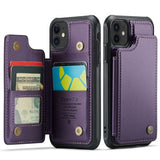 Apple iPhone 12 / 12 Pro CaseMe C22 PU Leather Card Wallet Cover - CaseMe