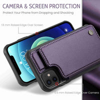 Apple iPhone 12 / 12 Pro CaseMe C22 PU Leather Card Wallet Cover - CaseMe