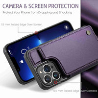 Apple iPhone 13 Pro CaseMe C22 PU Leather Card Wallet Cover - CaseMe