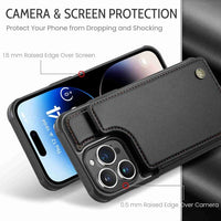 Apple iPhone 14 Pro CaseMe C22 PU Leather Card Wallet Cover - CaseMe