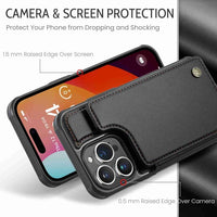 Apple iPhone 15 Pro Max CaseMe C22 PU Leather Card Wallet Cover