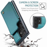 Samsung Galaxy S22 Ultra CaseMe C22 PU Leather Card Wallet Cover