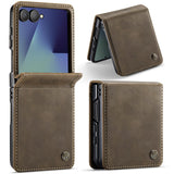 Samsung Galaxy Z Flip8 CaseMe C33 Cover RFID Blocking - Brown - CaseMe