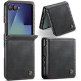 Samsung Galaxy Z Flip8 CaseMe C33 Cover RFID Blocking - Black - CaseMe