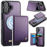 iPhone 17 CaseMe ME80 Series Detachable Wallet Leather cover - Purple - Noco