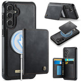 Samsung Galaxy S26FE CaseMe ME80 Series Detachable Wallet Leather cover - Black - Noco