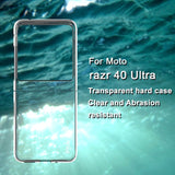 Motorola Moto Razr40 Ultra IMAK Transparent Crystal Cover Clear Imak