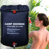25L Outdoor Solar Camping Shower – Portable Solar-Heated and Easy to Use - NOCO