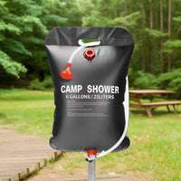 25L Outdoor Solar Camping Shower – Portable Solar-Heated and Easy to Use - NOCO