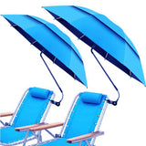 Outdoor Sun Umbrella with Clamp for Fishing and Camping Chairs - Light Blue - NOCO