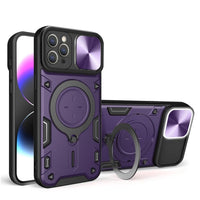 Apple iPhone 13 Hybrid Camera Shield Rugged Ring Protective Cover - Purple - Noco