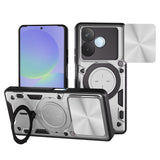 Oppo A5 PRO 5G Camshield Cover with Metal Ring/Stand Silver Noco