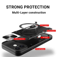 Apple iPhone 16 Plus Hybrid Camera Shield Rugged Ring Protective Cover - Noco