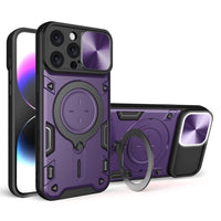 Apple iPhone 16 Pro Max Hybrid Camera Shield Rugged Ring Protective Cover - Purple - Noco