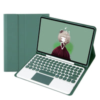 Apple iPad 9.7 / iPad Pro 9.7 / Air 2 / Air 9.7 1st Candy Bluetooth Detachable Keyboard/Cover Touchpad Round Keycaps Green Noco