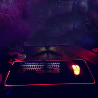 Cobra LED Edge-Lit Large Desktop and Mouse Pad 12 Lighting Modes - Noco