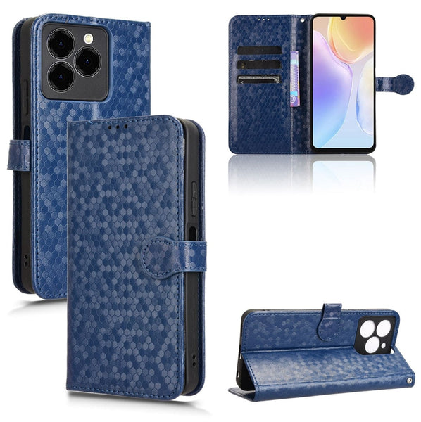 Ulefone Note 20 Pro Flip Wallet Cover Card Slots - Honeycomb Blue - Noco