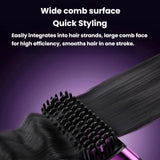 Cordless Hair Straightener Brush – Portable Heated Styling Brush with LED Display - NOCO