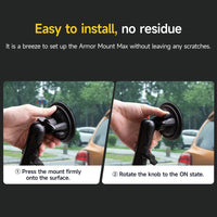 Ulefone Armor Mount Max Phone / Tablet Vehicle Mount Vibration Damper Suction Cup - Ulefone