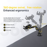 Ulefone Armor Mount Max Phone / Tablet Vehicle Mount Vibration Damper Suction Cup - Ulefone