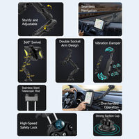 Ulefone Armor Mount Max Phone / Tablet Vehicle Mount Vibration Damper Suction Cup - Ulefone