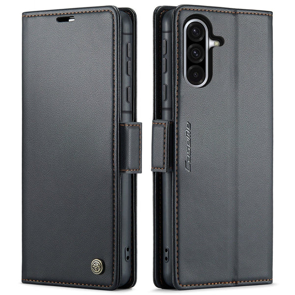 Samsung Galaxy A36 5G CaseMe 023 Wallet Flip Cover RFID Protection Card Holder - Black - Noco