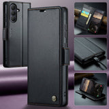 Samsung Galaxy A57 5G CaseMe 023 Samsung A57 5G RFID Shielded Wallet - Black - Noco