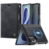 Samsung Z Fold8 CaseMe C49 Detachable Flip Cover RFID Protection Card Holder - Black - Noco