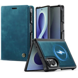 Samsung Z Fold8 CaseMe C49 Detachable Flip Cover RFID Protection Card Holder - Blue - Noco