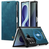 Samsung Z Fold8 Ultra CaseMe C49 Detachable Flip Cover RFID Protection Card Holder - Blue - Noco