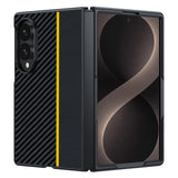 Samsung Galaxy Z Fold 8 5G (Wide) Ultra-thin Carbon Fiber Texture Phone Case - Yellow - NOCO