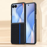 Samsung Galaxy Z Flip8 5G Ultra-thin Carbon Fiber Texture Phone Case - Blue - NOCO