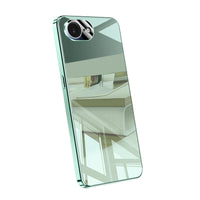 Apple iPhone 16e Electroplated Frame High Gloss Protective Cover - Green - GKK