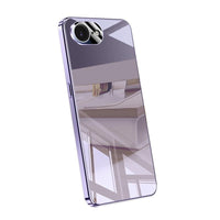 Apple iPhone 16e Electroplated Frame High Gloss Protective Cover - Purple - GKK