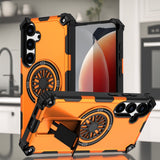 Samsung Galaxy S24+ / S25+ Ultra Rugged Magsafe Fidget Ring Armor Cover - Orange - Noco