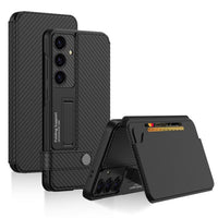 Samsung Galaxy S24 5G GKK Slimline Wallet with Cardholder and Stand - Carbon
