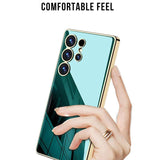 Samsung Galaxy S25 Ultra 5G GKK Electroplated Reflective TPU Cover - GKK