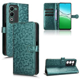 Oppo A5 4G / 5G Honeycomb Wallet Flip Cover Card Holder Green Noco