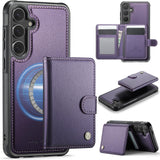 Samsung Galaxy S26 5G - JH Rear Cover with Magnetic Detachable Wallet Self Aligning - Purple - Noco