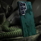 Samsung Galaxy S26 Ultra 5G - Camouflage Magsafe Shockproof Rear Cover - Green - Noco
