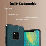 Huawei P30 Pro Stippled Leather TPU Rear Cover - CaseMe