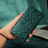 Oppo Reno 12 Pro 5G Honeycomb Wallet Flip Cover Card Holder - Noco