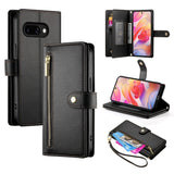 Samsung Galaxy A36 5G 8 Card Flip Front Wallet Cover Zip Pocket - Black - Noco