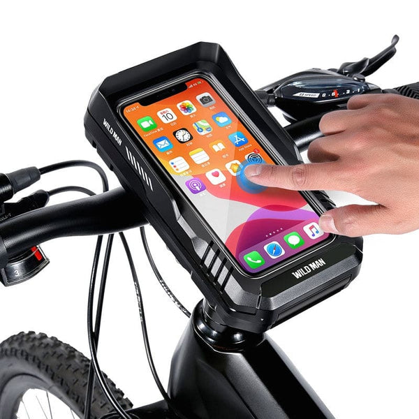 Wild Man FK Waterproof Bike Phone Holder. Touch Screen Usable Quick Release - Wild Man